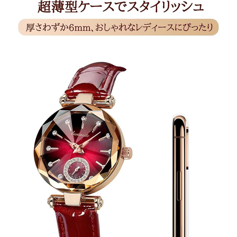 Women's Analog Quartz Watch Leather Strap Slim Waterproof Simple Casual Fashion Timepiece