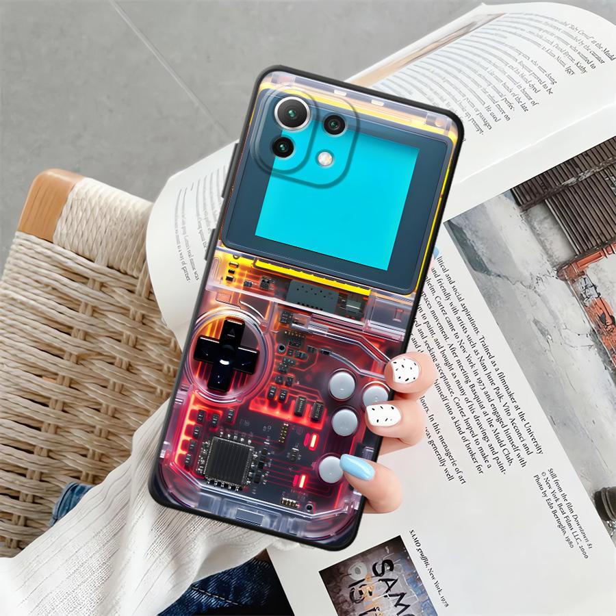 

Red Gaming Console Black Soft Phone Cover Case for Xiaomi Mi 10T 11T 12T Pro 11 12 13 Lite 12X 13 14 15 Pro Xiaomi 15 Pro