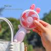 2026 Rechargeable Cartoon Handheld USB Fan: Powerful Mini Portable Desktop Electric Fan
