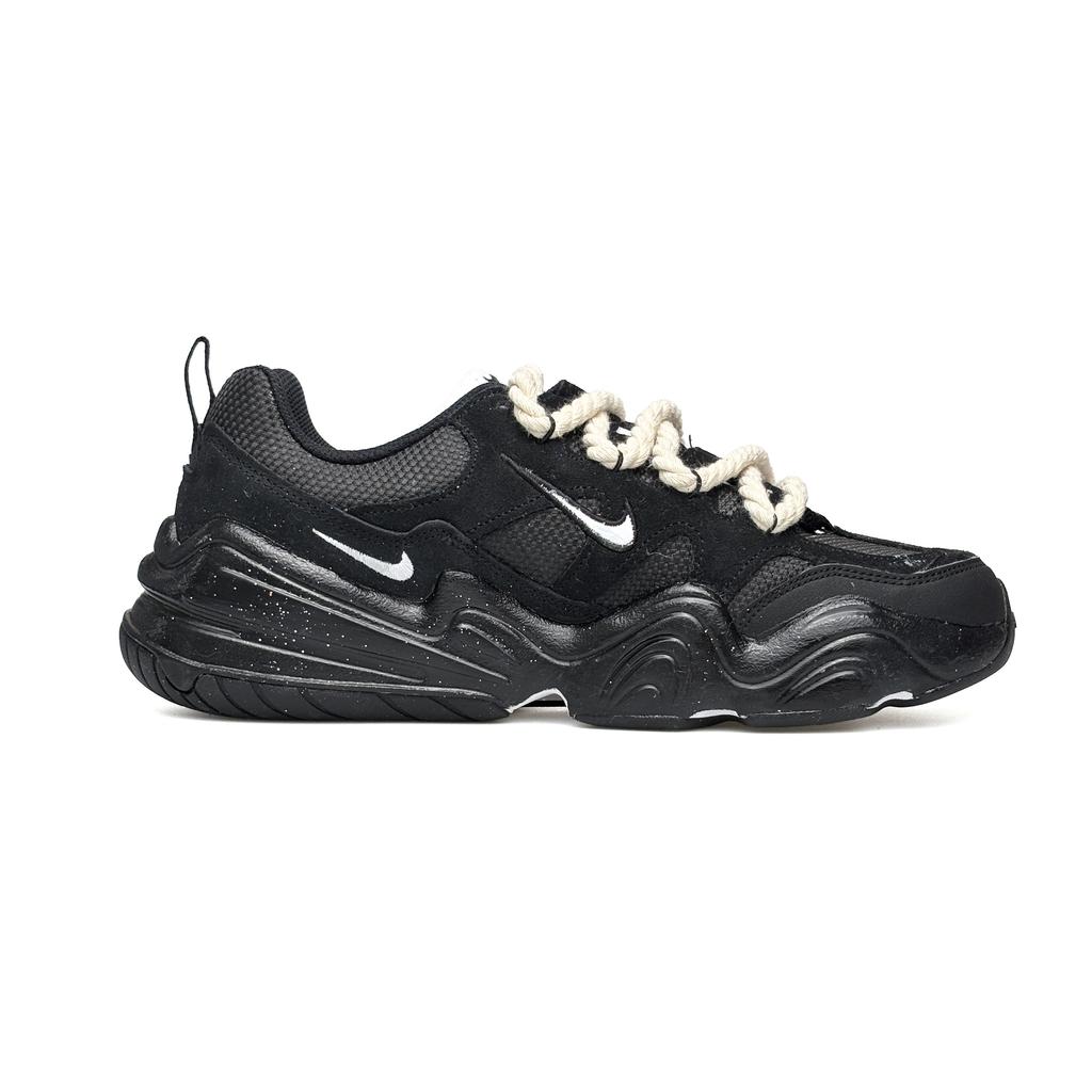 Nike Tech Hera Vassell Abrasion Resistant Abrasion Resistant Low Top Casual Shoes Unisex Black FJ9532-101(Team974-)