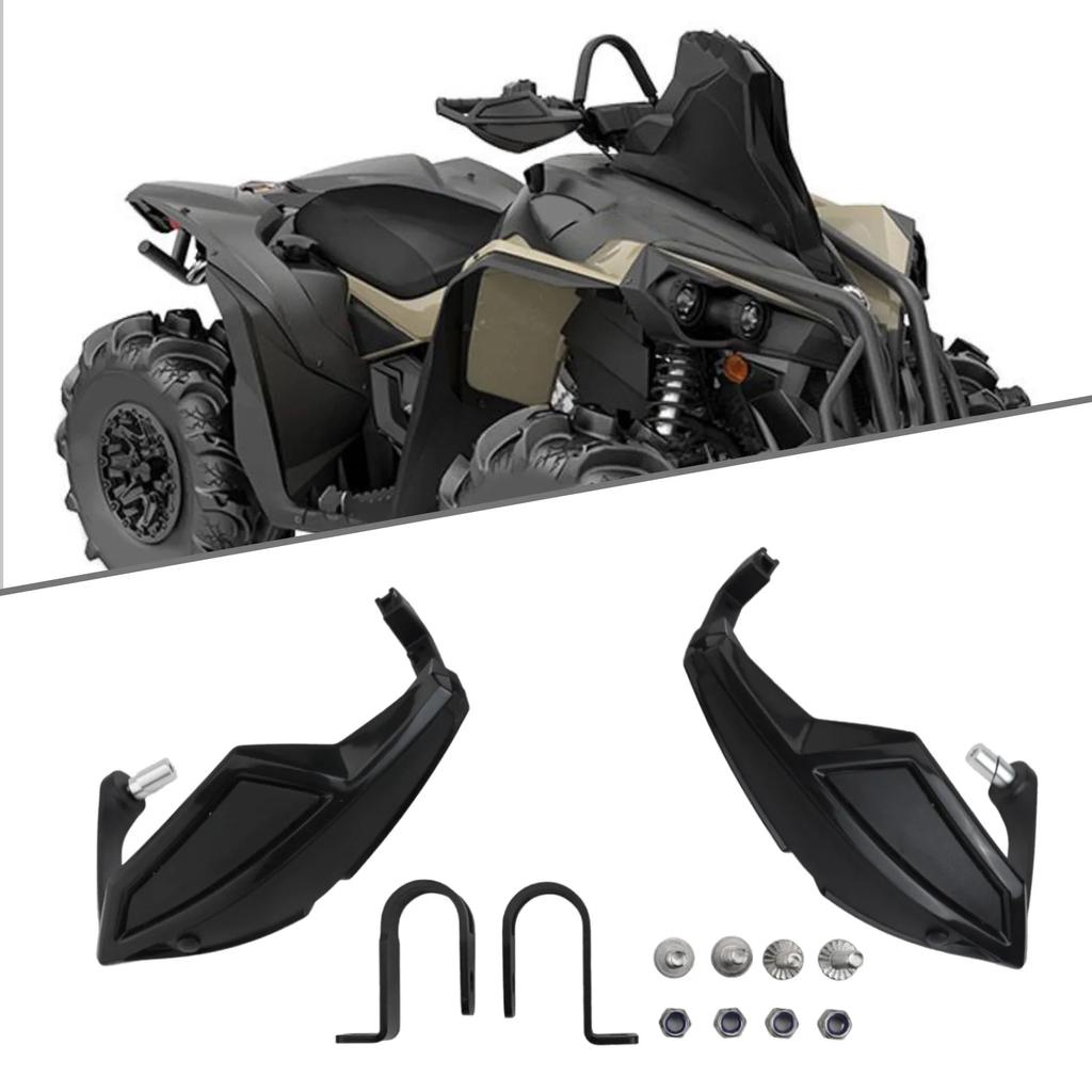Hand Guard Wind Deflector Handlebar Protector Kit Handguards Bracket For Can-Am Hand Guard Handlebar Guard Protectors Kit