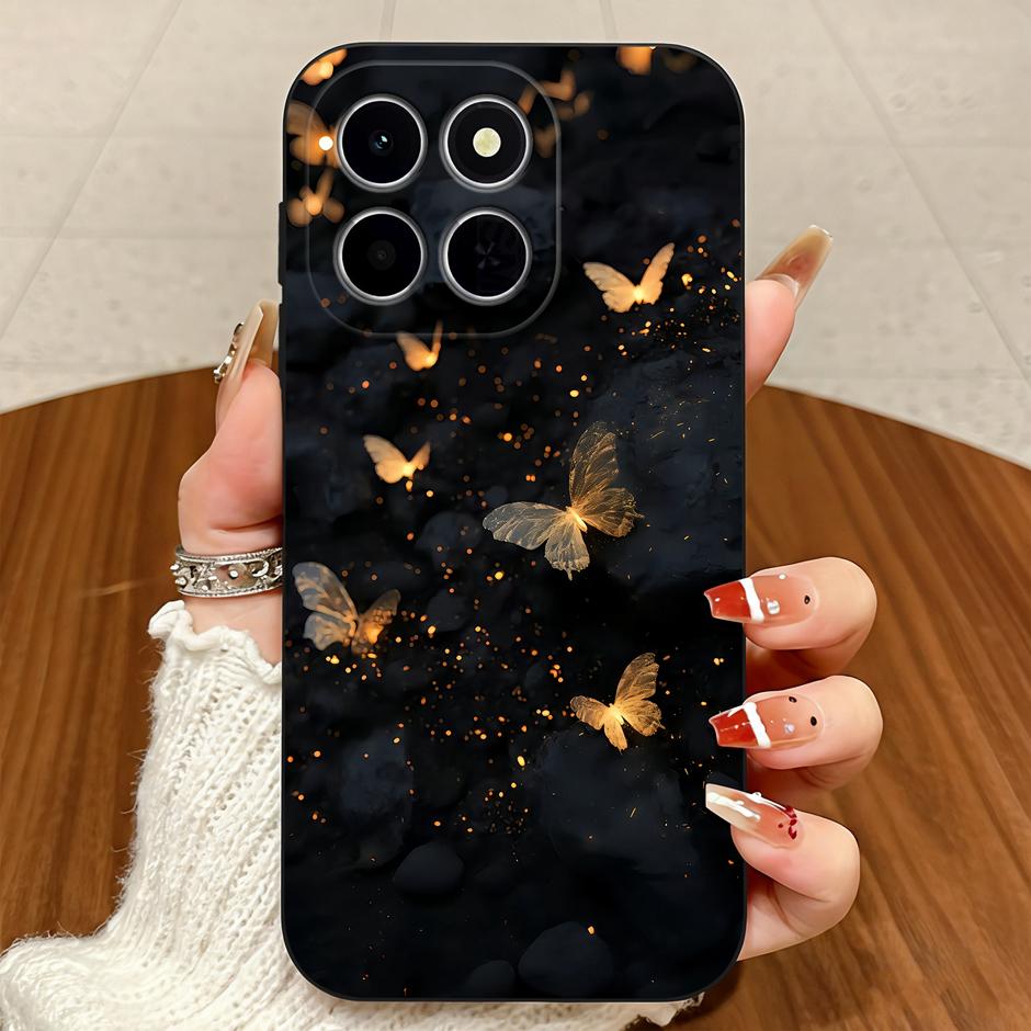 For Honor X6C X6B X6D X7D X7C Case Brilliant Flower Vintage Dyeing Anti-drop Simplicity Matte Shell For HonorX6C honorx7d Bumper
