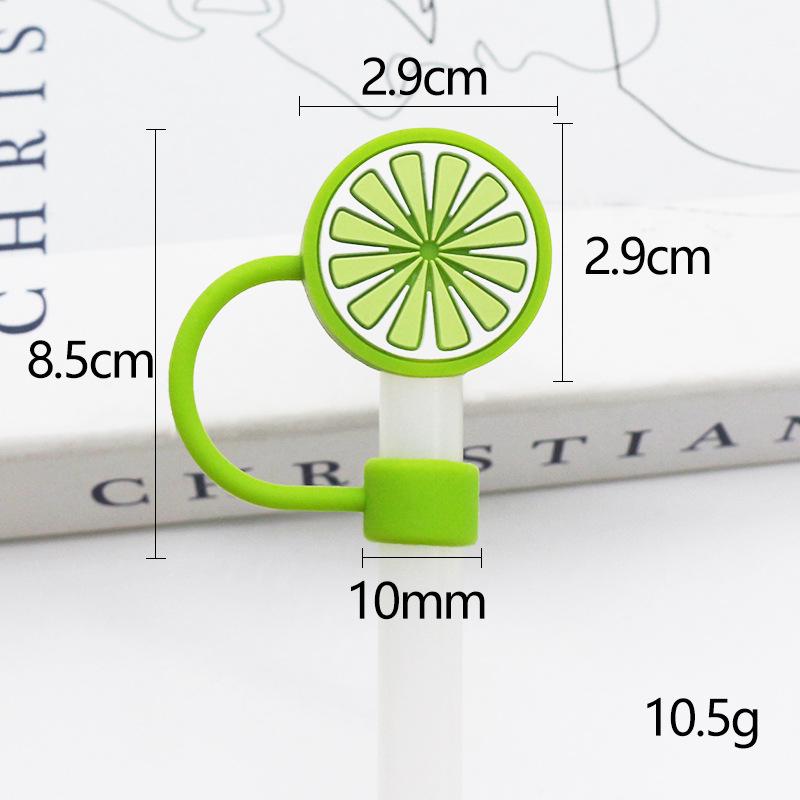 Stanley Water Bottle Silicone Straw Cover with Dust Plug - 10mm Bow Design