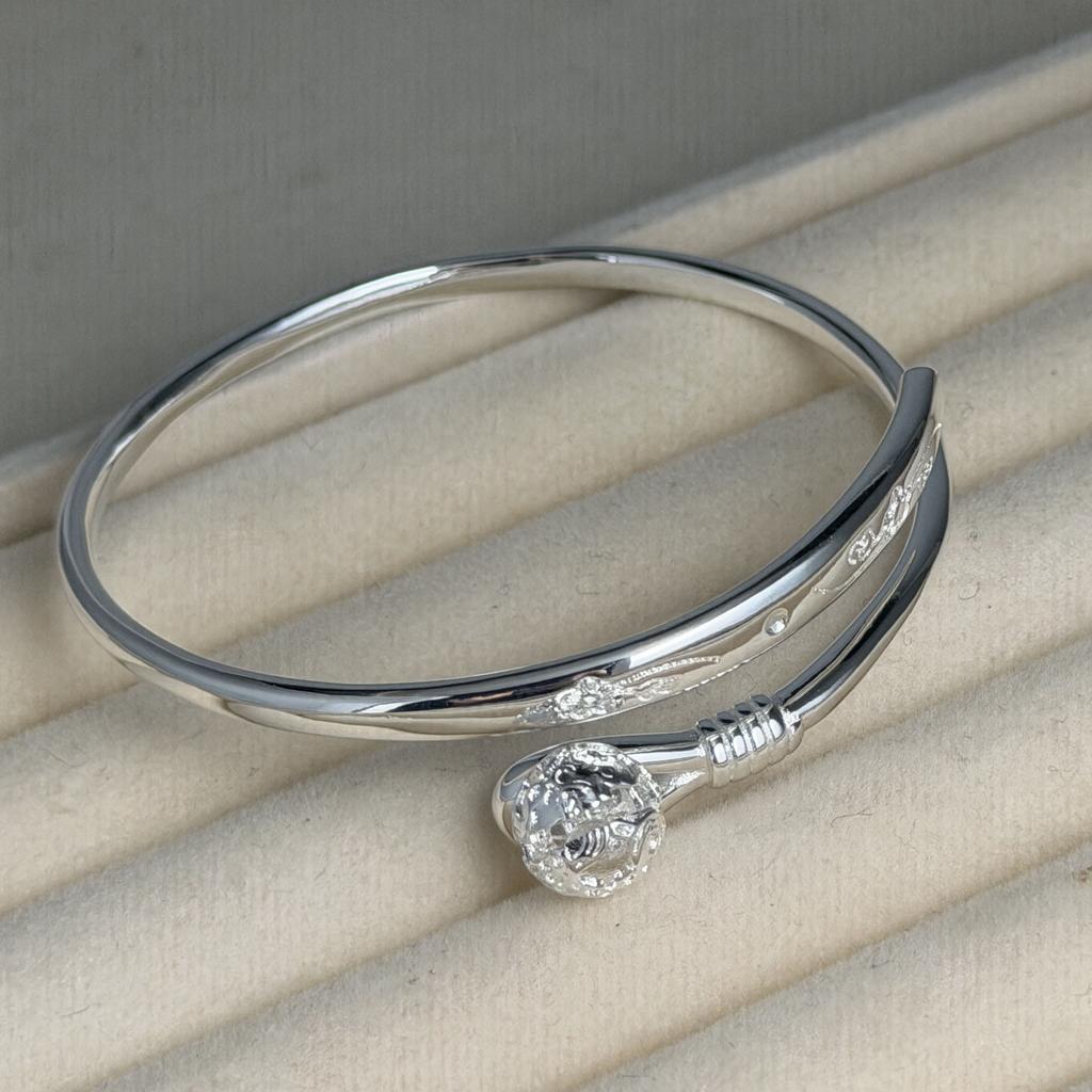 Xiaomi 100% Solid 925 Sterling Silver Metal Bracelet for Women Vintage Handmade Simple Retro Tassel Ball Bracelet Birthday Gift Party