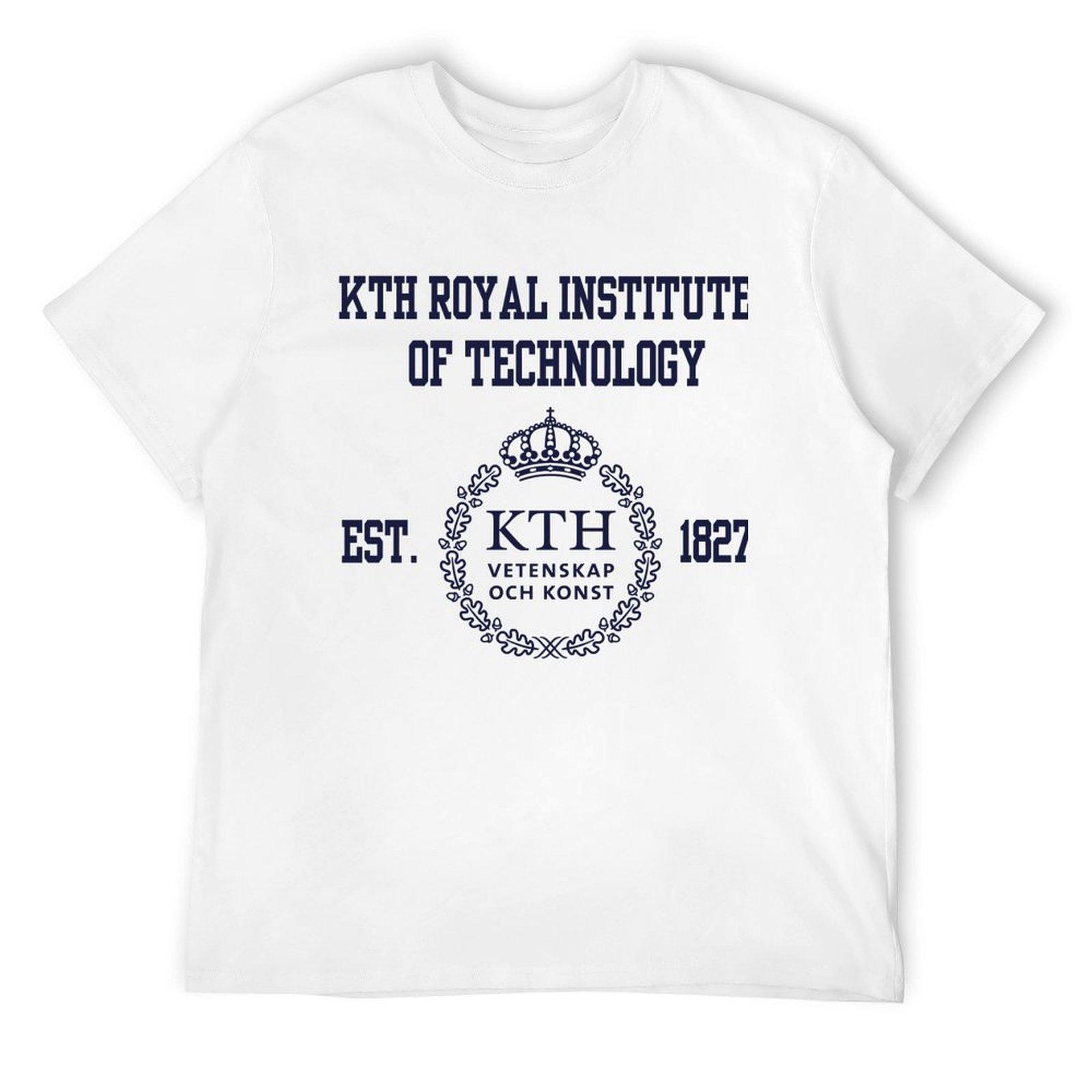 KTH Royal Institute of Technology T-Shirt blanks baggy shirts t shirt men cotton S