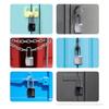 1PC/2PCS Outdoor 4 Digit Long Shackle Waterproof Password Padlock Pad Lock Combination Padlock for School Locker Gym Locker