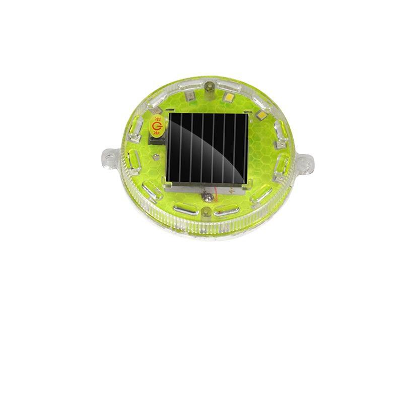 Solar-Powered LED Warning Lights for Cars/Motorcycles - No Wiring Needed