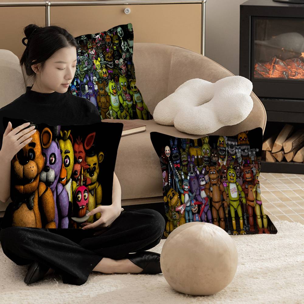 F-Fnaf Five-nights-At-Freddys Personalized Pillow Cover Kids Bedroom Wild Party Decor Pillowcase kid Birthday shower Gift