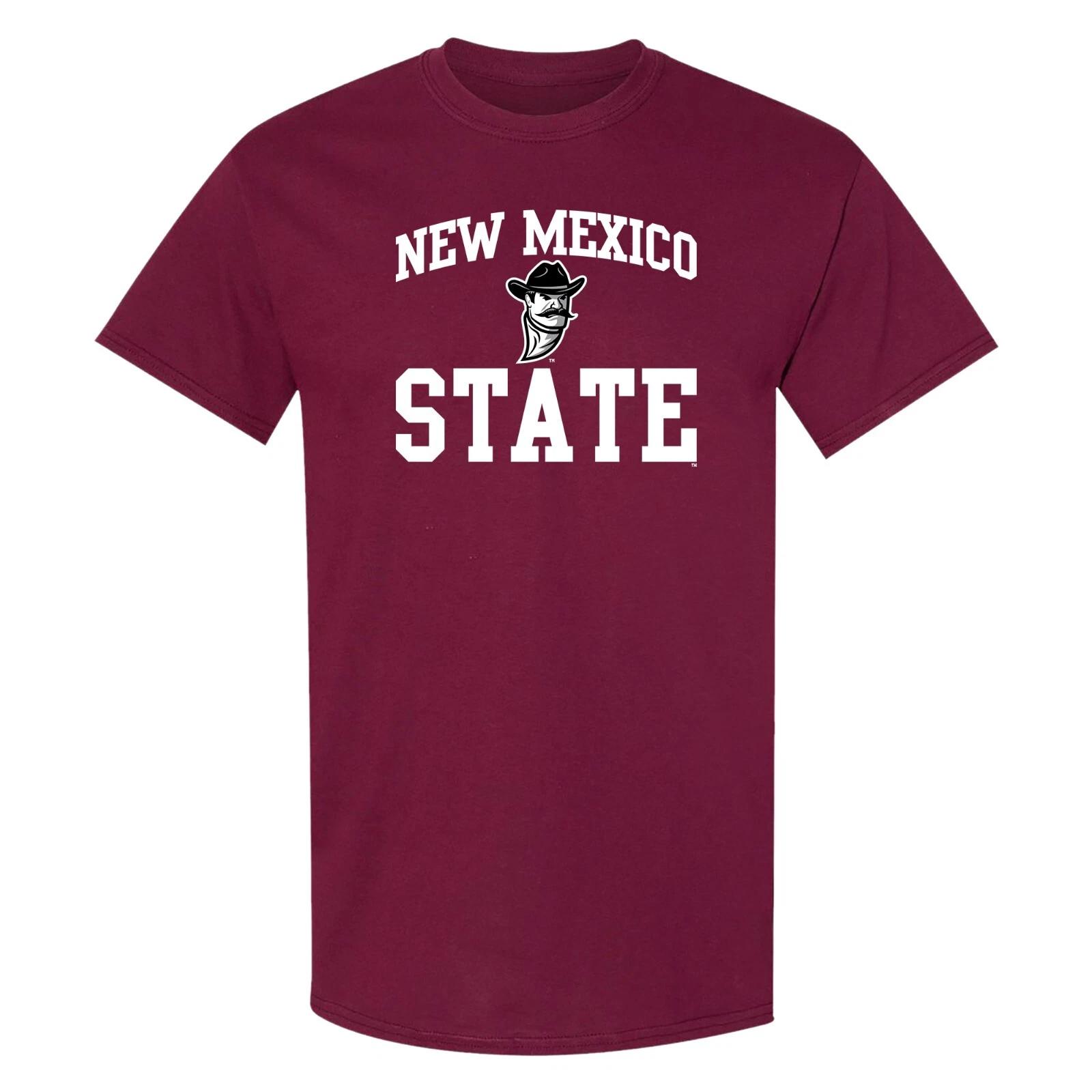 New Mexico State Aggies Arch Logo T-Shirt - Maroon 3XL