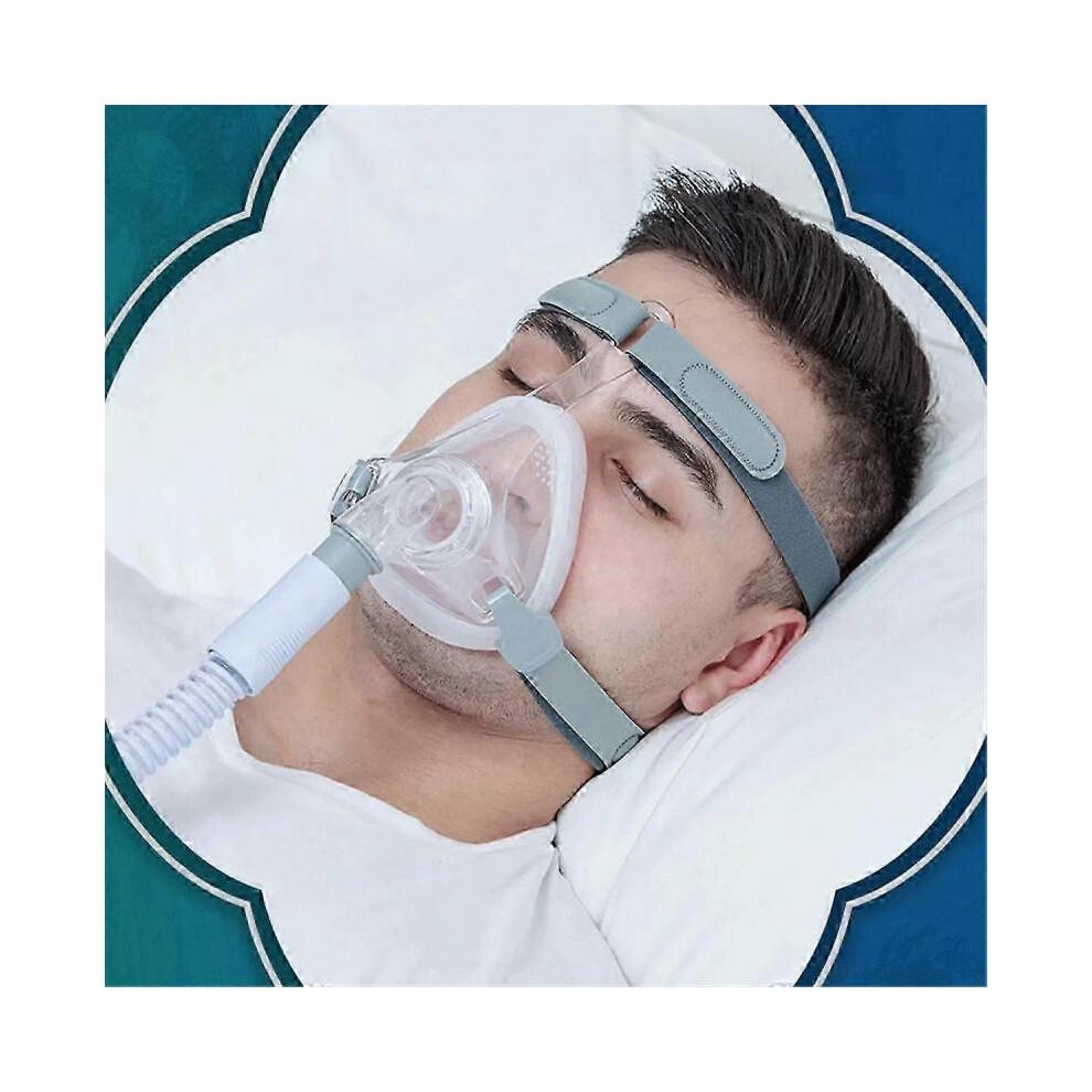 Vollgesichts-CPAP-Masken mit Kopfband, Ellbogen/Schwenkteil und Polster