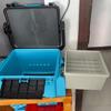 Fishing Box Lined Box Baits Container Night Fishing Baits Storage Box Fish Baits Holder Case Fishing Tackle Organizers