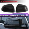 Rearview Mirror Cover Replacement For BMW X3 G01 G08 X4 G02 X5 G05 X6 G06 X7 G07 2018 - Gloss Black Side Wing Mirror Cap
