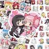 10/50/100pcs Puella Magi Madoka Magica Anime Graffiti Stickers Decals Kawaii DIY Stationery Bike Cute Decoration Sticker Toys