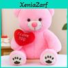 Teddy Bear Plush Toy With Super Soft Short Pile For Valentines Day Gift For Kids And Adults