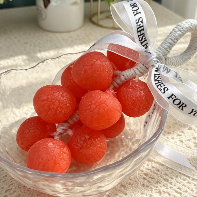 Lychee Scented Crystal Soap Pendant - Creative Bath Hand Wash Souvenir