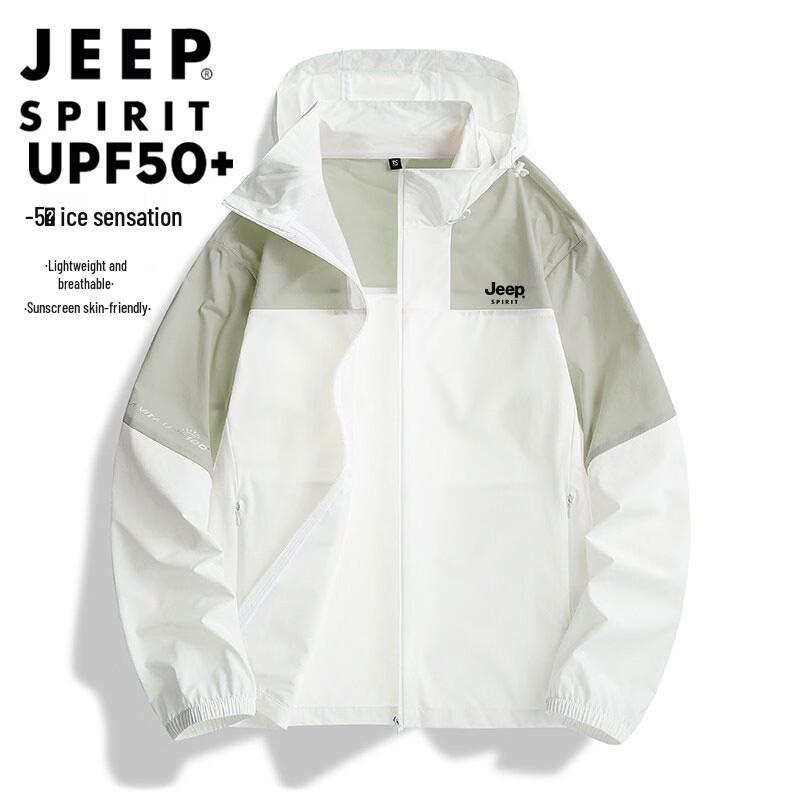 JEEP SPIRIT Men's Ice Silk Sun Protection Jacket