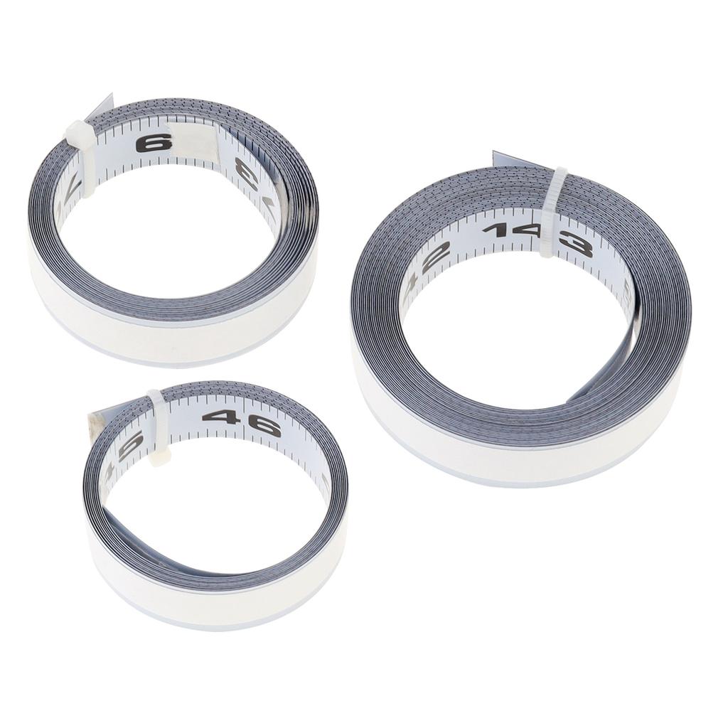 4-12 Foot Self Adhesive Tape Measure Imperial Left to Right Read T Track Workbench Miter Saw Heavy Duty
