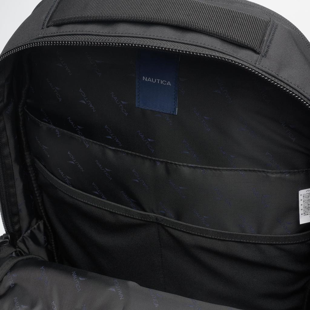 Nautica NTC-10 Backpack L, Lightweight, Multifunctional, Large Capacity, Perfect for Commuting, School, Leisure, Town, and Travel, Black, 370-7022