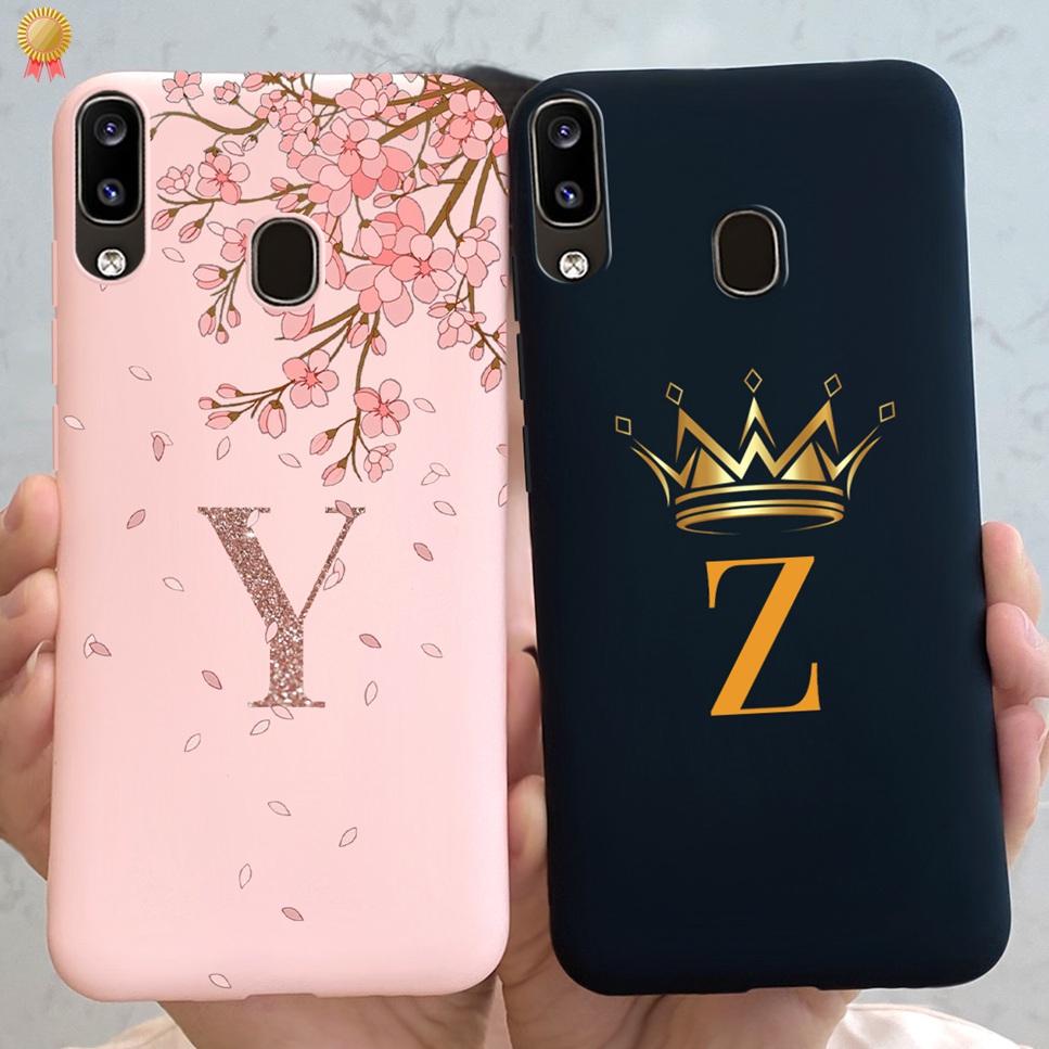 Für Samsung A20 A20s A20e Hülle Schwarz Rosa Buchstaben Rückabdeckung Silikon Für Samsung Galaxy A 20 A20 S E A20s A20e Handyhülle Funda