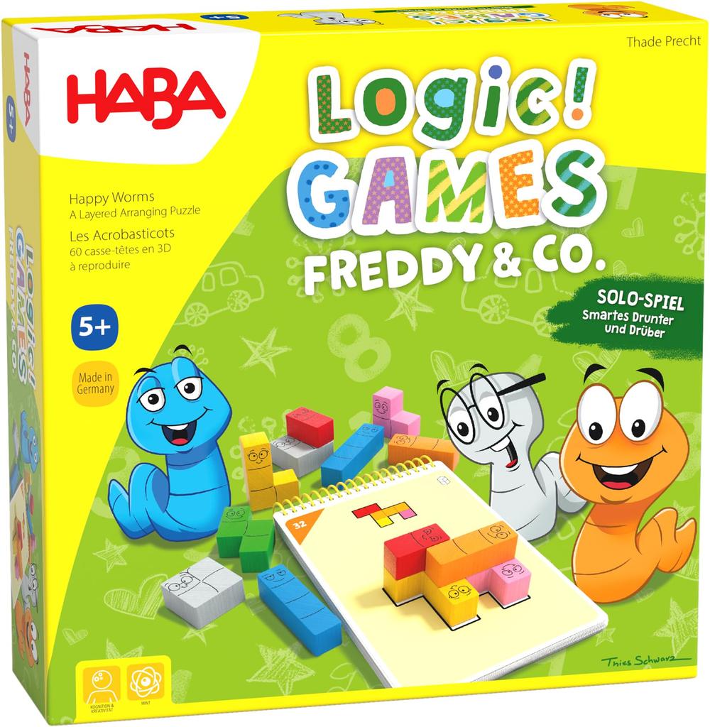 HABA Logic Game Happy Worm HA6815