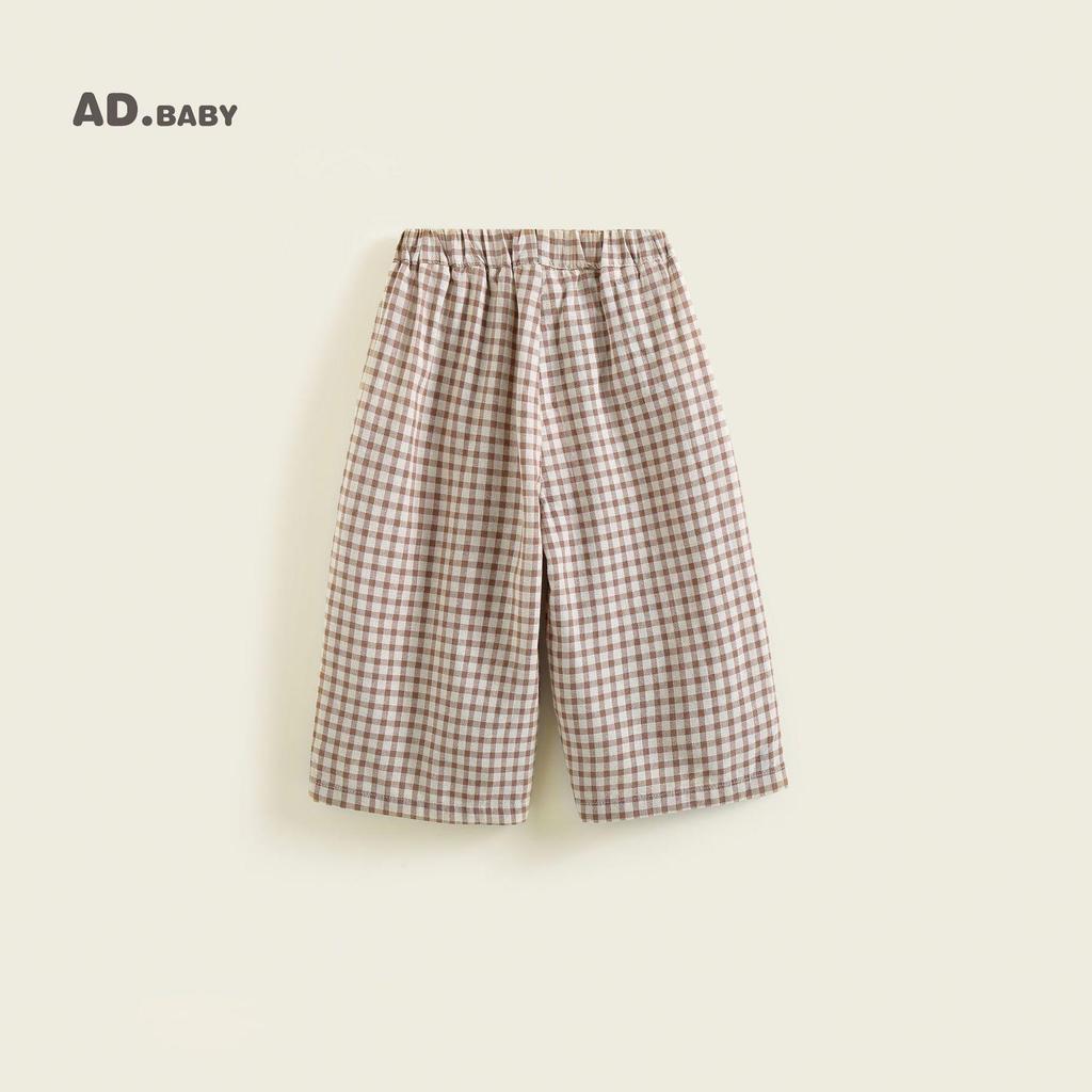 Kinder Cartoon Leinen-Baumwollhose im koreanischen Stil - 9/10 Länge, Atmungsaktive Frühlings-/Herbsthose