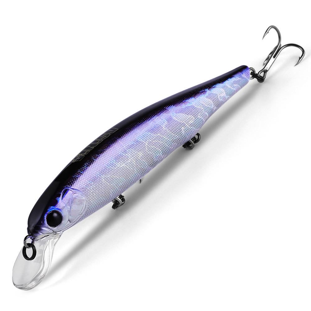 Green Ball 111mm, 15g Long-Cast Sinking Minnow: Rattling Hard Bait for Bass, Pike, Perch - Free Shipping