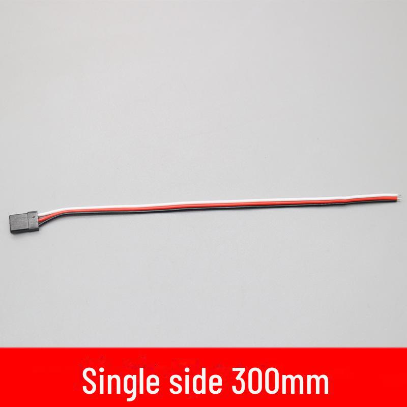 "30-Core Servo Extension Cable for Model Cars and Aircraft, Male to Female, 150/200/300/500mm"