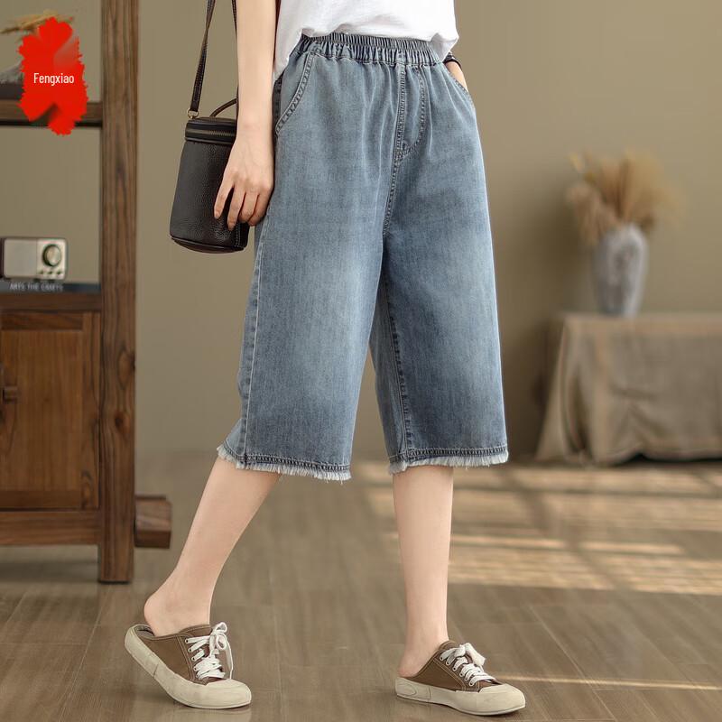 

Женские джинсовые шорты-бермуды свободного кроя XL