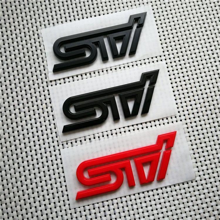 3D Car Design Fender Rear Trunk body Emblem Badge sticker For Subaru STI Forester Impreza Legacy Outback XV BRZ WRX Accessories nn1