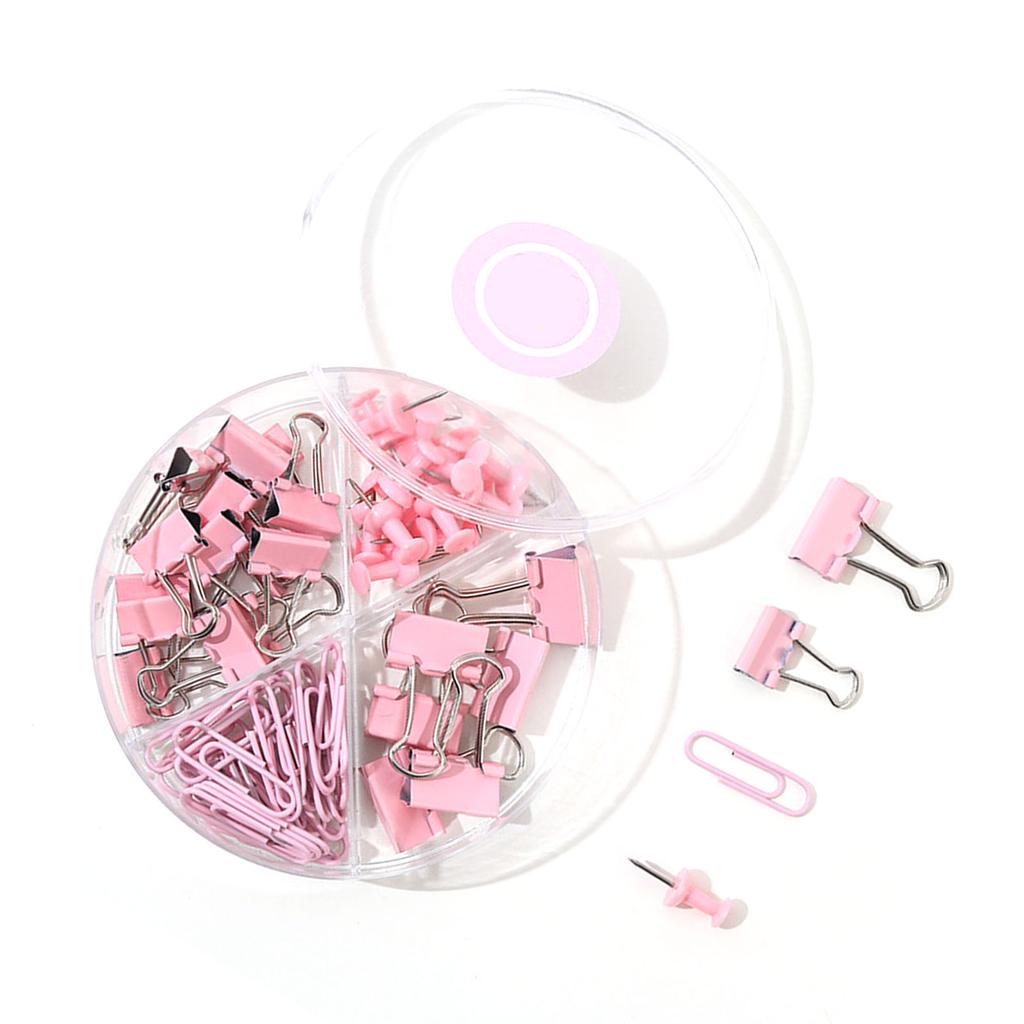 Paper Clips Clips Assorted Multifunction Push Pins Sets with Box for School Document