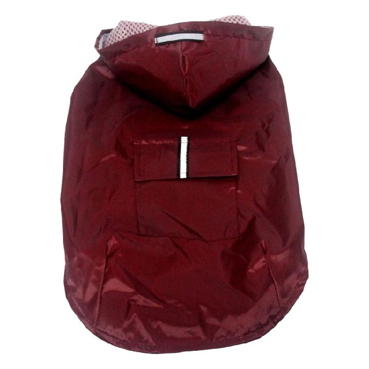 Dog Raincoat Hood Waterproof Reflective Strips for Small Medium Large Dog 6XL