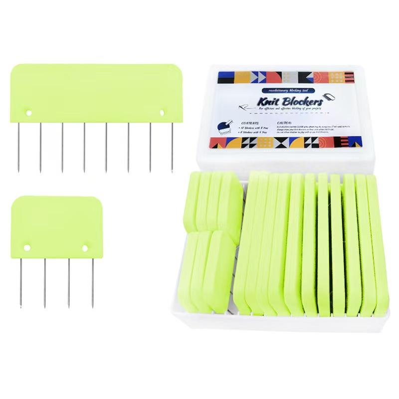 Scarf and Sweater Shaping Pins & Rake Knitting Tools Set