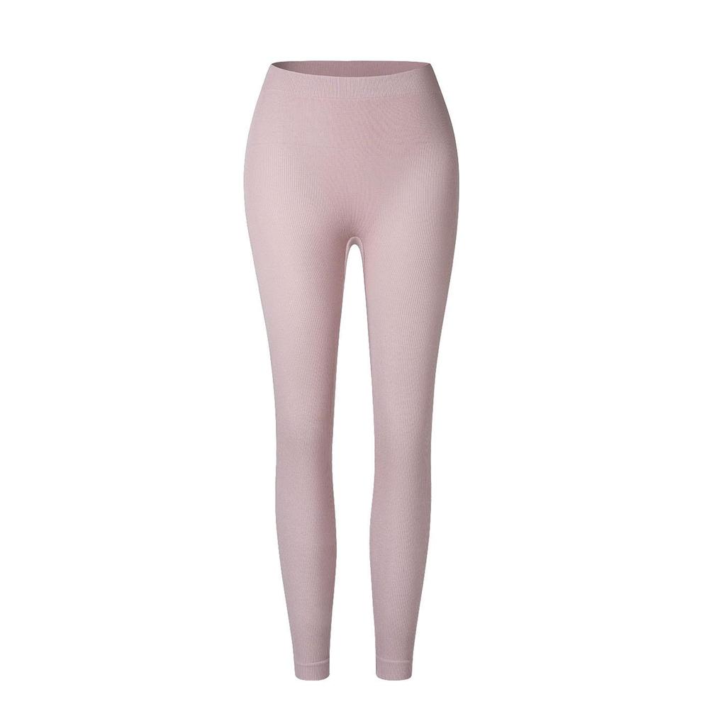 Mulberry Silk Cashmere Seamless Thermal Leggings - Elastic, Hip-Lifting, Soft & Warm Women's Autumn Pants
