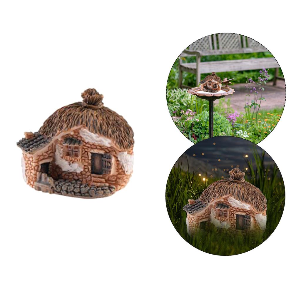 Gardening Creative Micro  Small House Villa Resin Decoration