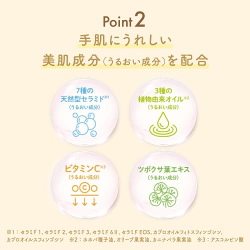 Mentholatum Hand Veil Air Touch, White Lavender Scent X 3 (Contains 7 Natural Ceramides, Vitamin C, and 3 Plant-Derived Oils)