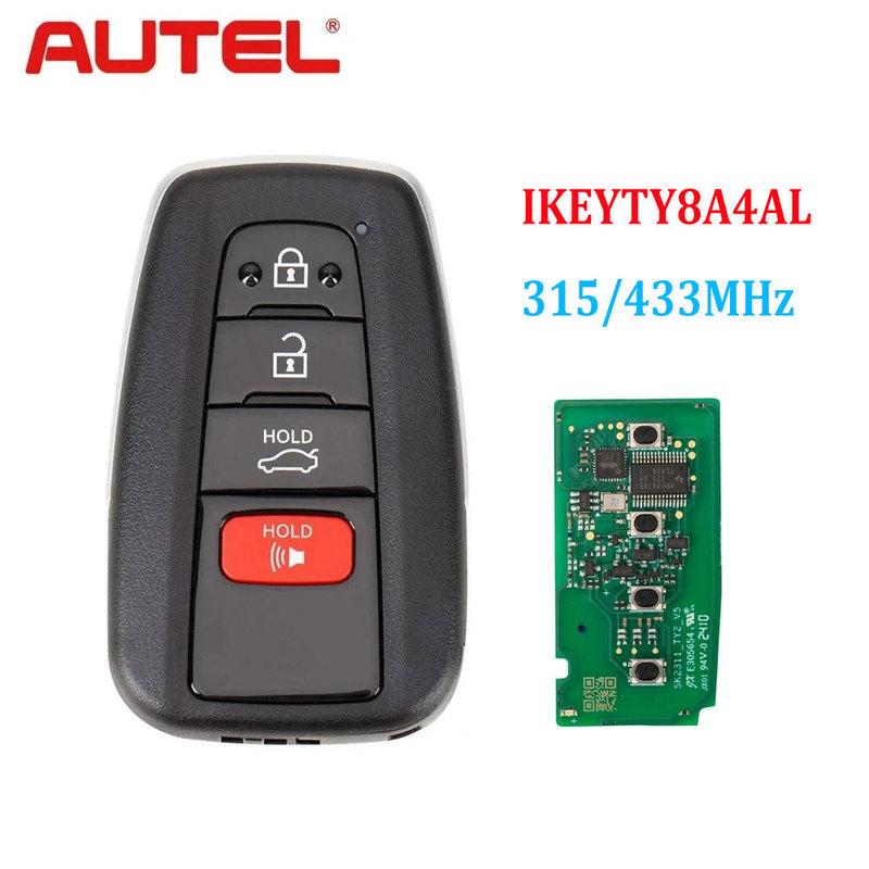 Autel TY8A4AL Universal Smart Remote Key for Toyota IKEYTY8A4BL IKEYTY8A4AL AUTEL MAXIIM IKEY Universal 3+1 Buttons Car Key TY8A4AL