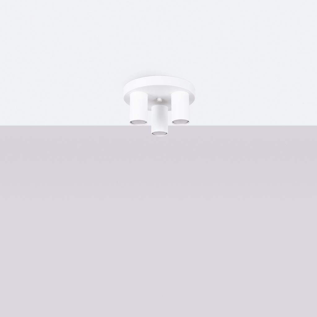 Lagos 3P ceiling lamp white