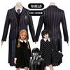 School Addams Uniform Girls Kids Dress Cosplay Halloween Xmas Partys
