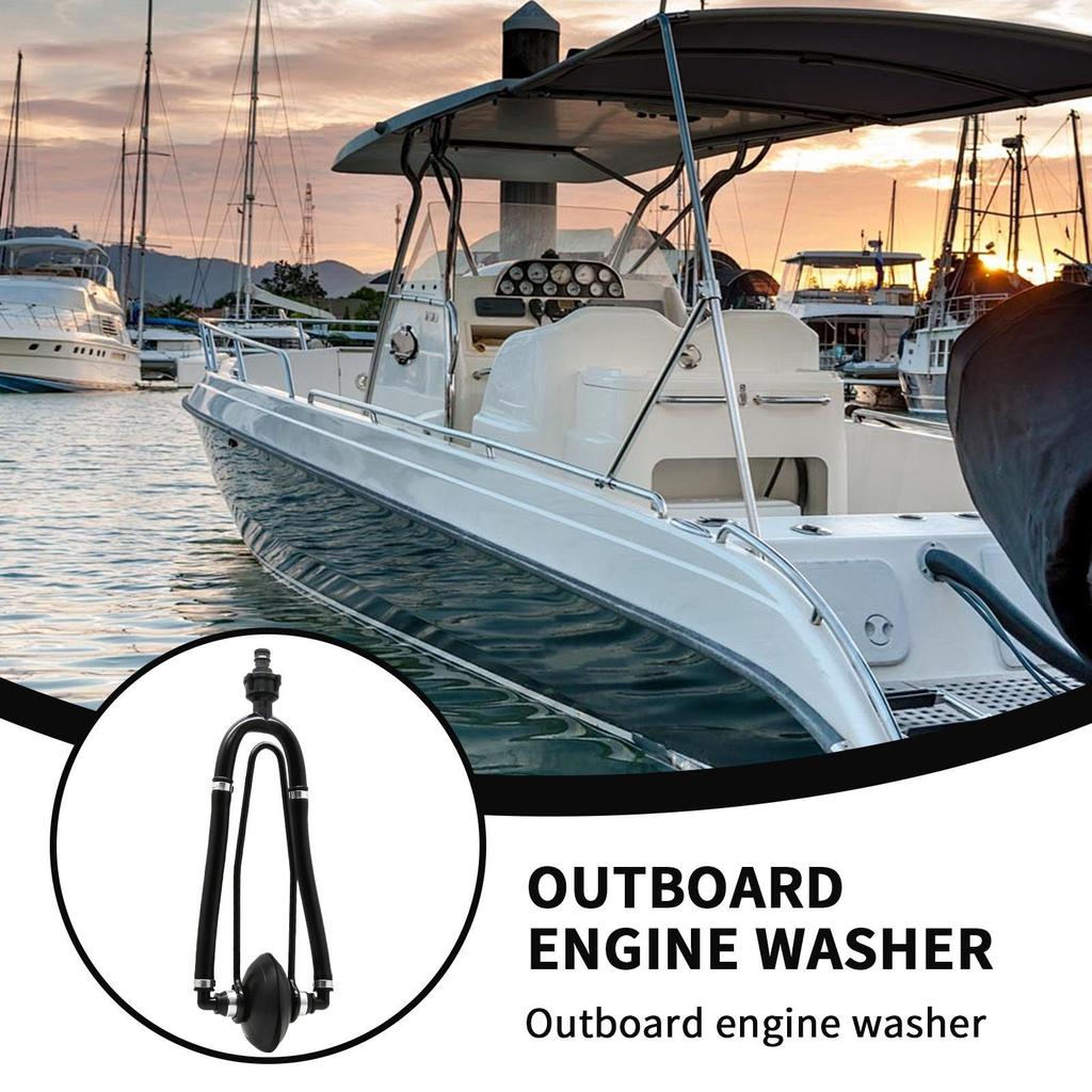 Outboard Motor Muffs Outboard Motor Flusher Boating Cleaners For Borda Shore Maintenance Outboard Coast Marine Guard