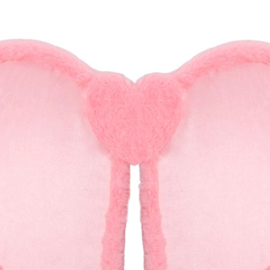 Alla hjärtans dag Kärlekshjärta Plyschvinge med Elastiskt Band Barn Vuxna Hjärtformad Rosa Vinge Bröllop Festival Kostym Fest Cosplay Rekvisita