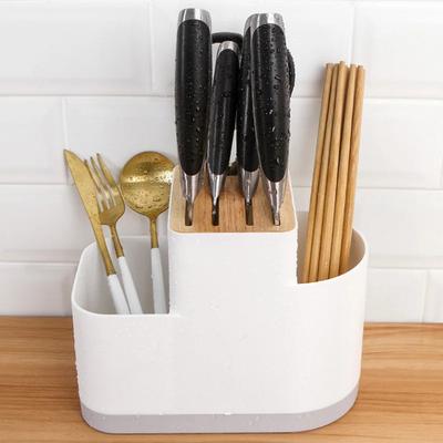 1Pc Kitchen Fork Storage Draining Rack Knife Organizer Drainer Drying Rack for Spoon Chopsticks Holder Kitchen Accessories