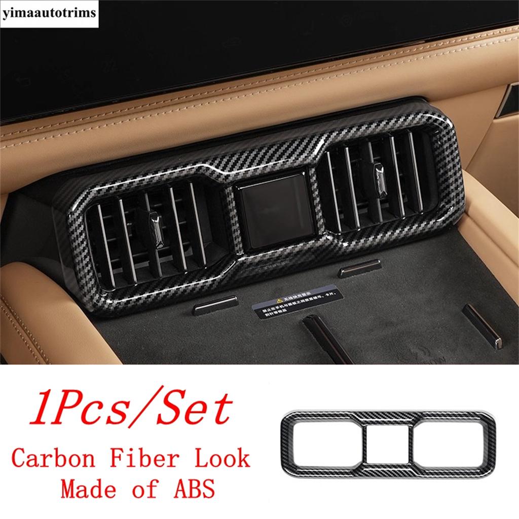 Read Light / Air AC Outlet Vent / Handle Bowl / Gear Shift Panel Cover Trim For BYD Leopard 8 2024 2025 Carbon Fiber Accessories