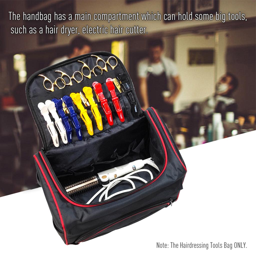 Hair Scissor Bag Salon Barber Handbag Hairdressing Comb Tools Bag Makeup Storage Bag Travel Hair Styling Carrying Case