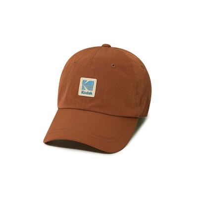 Kodak Apparel Relaxed Fit Blue Logo Ball Cap BROWN