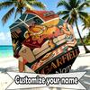 Personalisierter Garfield-Druckschirm mit individuellem Namen, Automatisches Öffnen und Schließen, Stabiler 8-Rippen-Rahmen, Für Pendeln, Camping, Wandern, Geburtstagsgeschenk