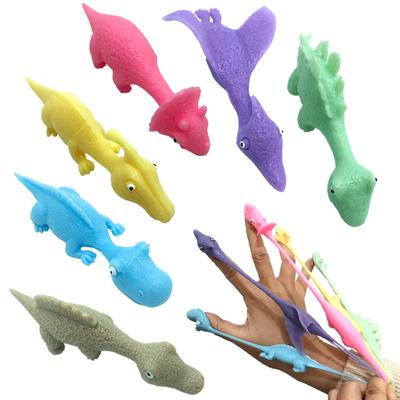 Novelty Creative Slings Dinosaur Toy Fun Tricky Slings Target Dinosaur Decompression TPR Toy