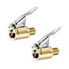 LANMU Closure Flow Lock 2 Pieces Brass Air Chuck Inflator