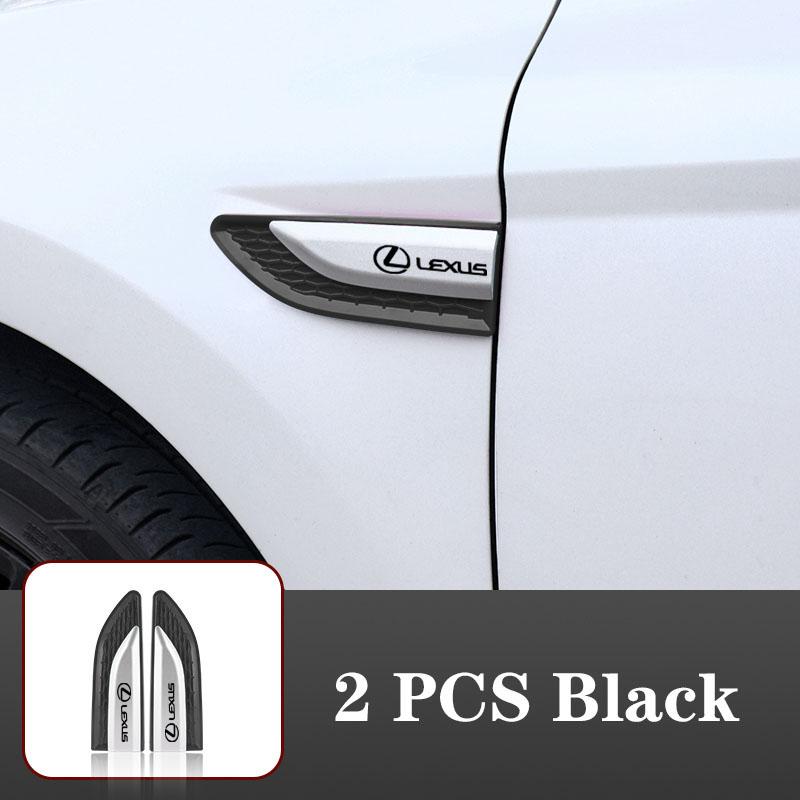 Car Body Protective Sticker Car Fender Side Blade Badge for Lexus CT200h F sport ES LS IS GS LC RC RX UX NX LX Car Accessories