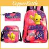 Backpack Design Printed And Shoulder Bag Three Piece Set Gift Kids