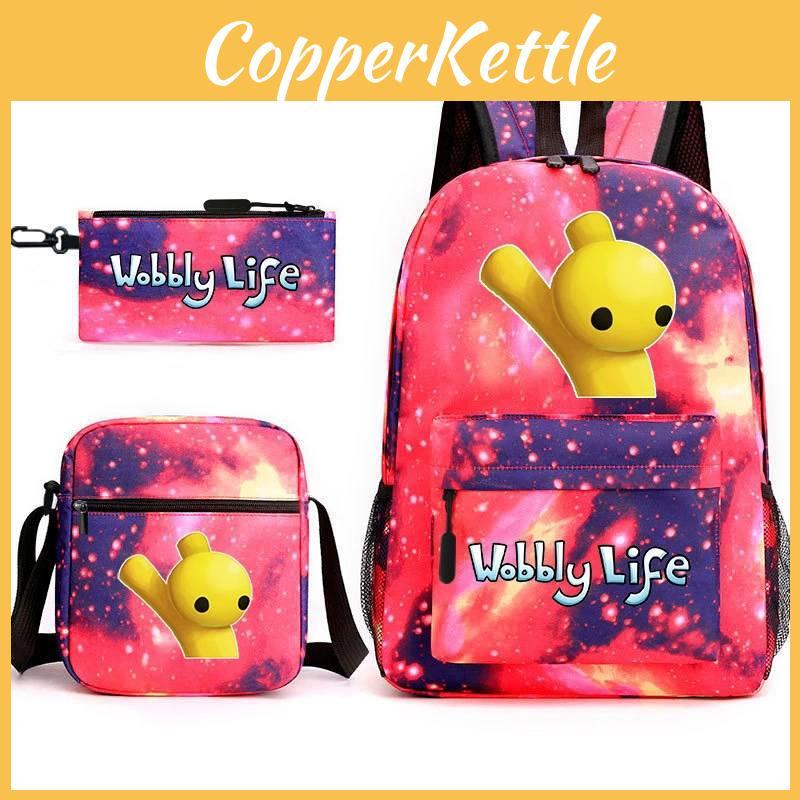 Backpack Design Printed And Shoulder Bag Three Piece Set Gift Kids